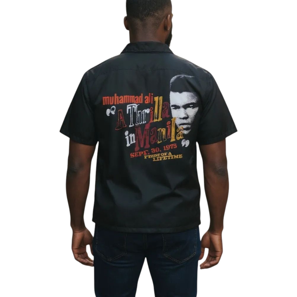 Vintage Muhammad Ali Brand Graphic Button Down